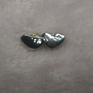 Silver dimond earrings